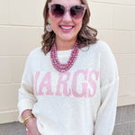 Margs Graphic Sweater - The Pink Pineapple 850