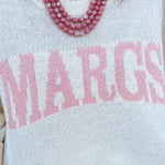 Margs Graphic Sweater - The Pink Pineapple 850