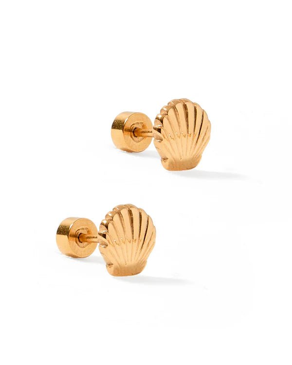 Marina Shell Stud Earring - The Pink Pineapple 850