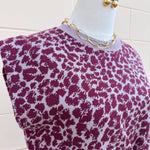 Maroon & Taupe Leopard Two-Piece Set - The Pink Pineapple 850