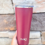 Maroon Tumbler 32oz - The Pink Pineapple 850