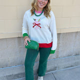 Martini Mistletoe Sweater - The Pink Pineapple 850