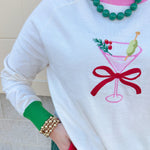 Martini Mistletoe Sweater - The Pink Pineapple 850