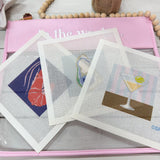 Martini on a Striped Background Needlepoint Kit - The Pink Pineapple 850