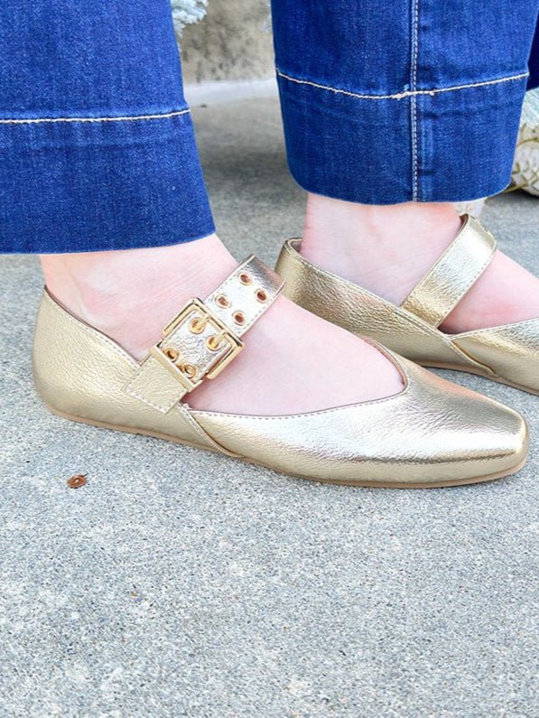 Mary Jane Buckled Flats - The Pink Pineapple 850