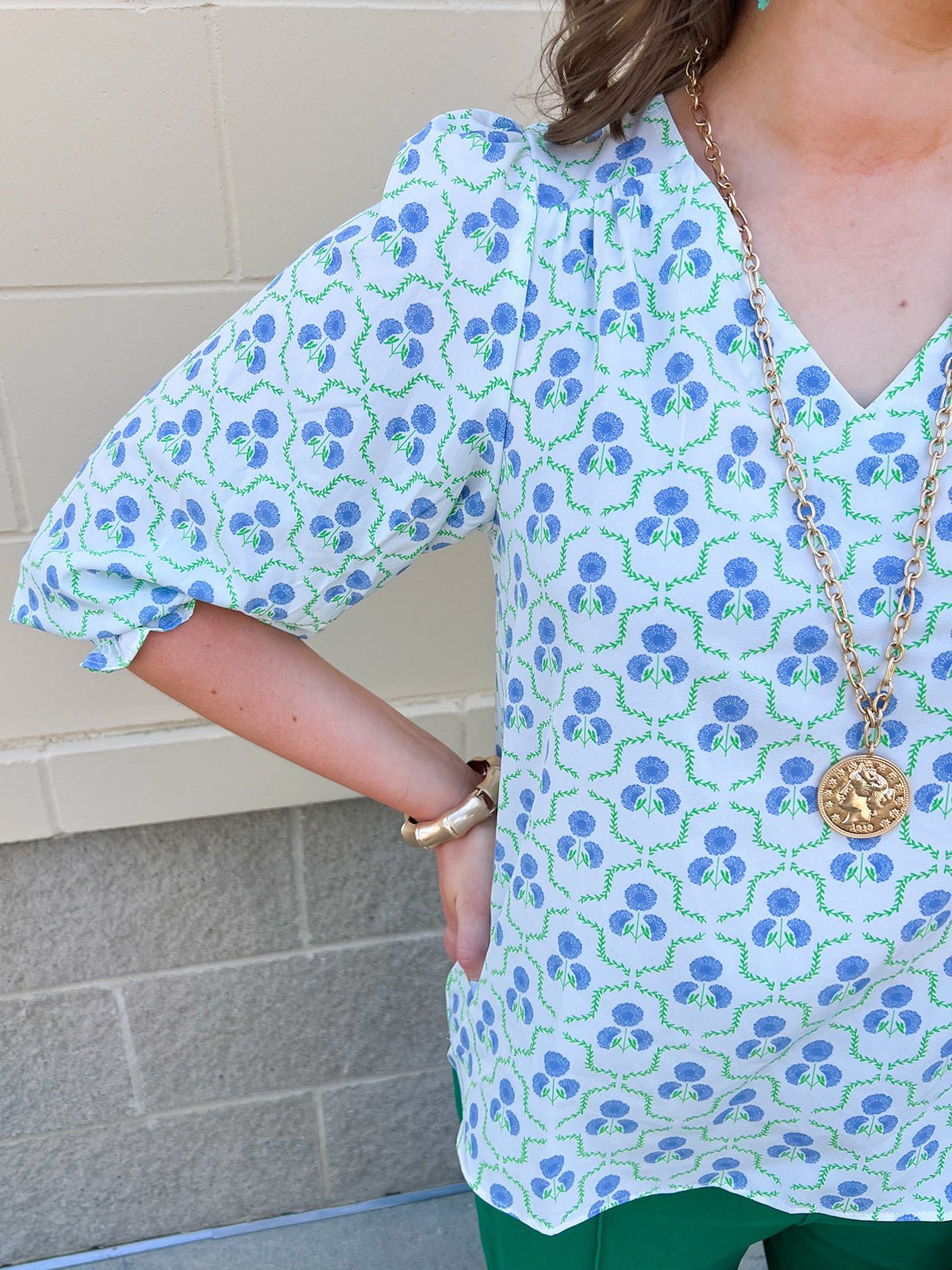 [Mary Square] Ashlyn Top in Sweetbriar Lattice - The Pink Pineapple 850