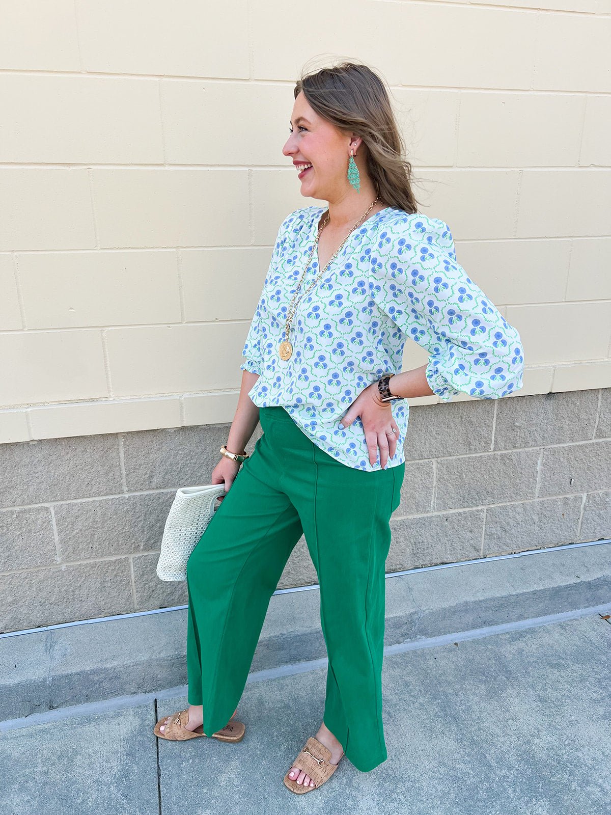 [Mary Square] Ashlyn Top in Sweetbriar Lattice - The Pink Pineapple 850