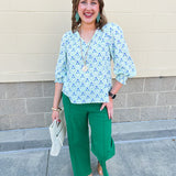 [Mary Square] Ashlyn Top in Sweetbriar Lattice - The Pink Pineapple 850