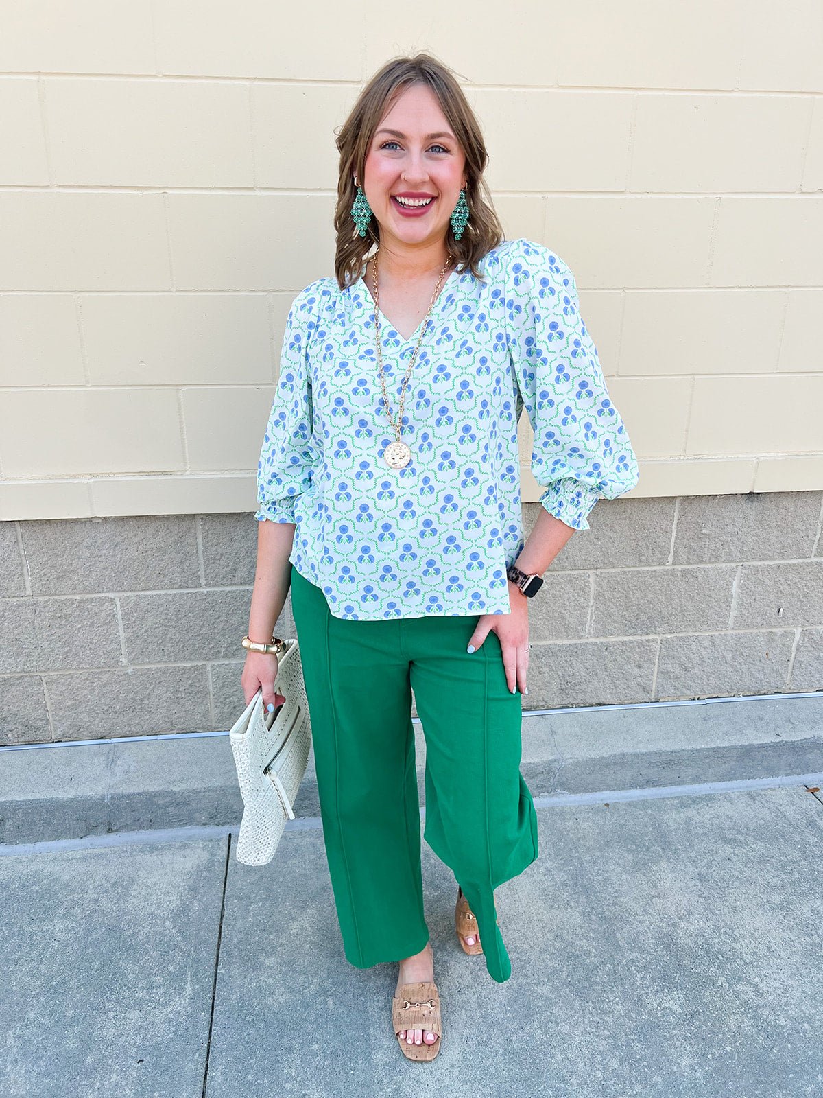 [Mary Square] Ashlyn Top in Sweetbriar Lattice - The Pink Pineapple 850