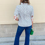 [Mary Square] Brynn Top in Sunshower Flora - The Pink Pineapple 850