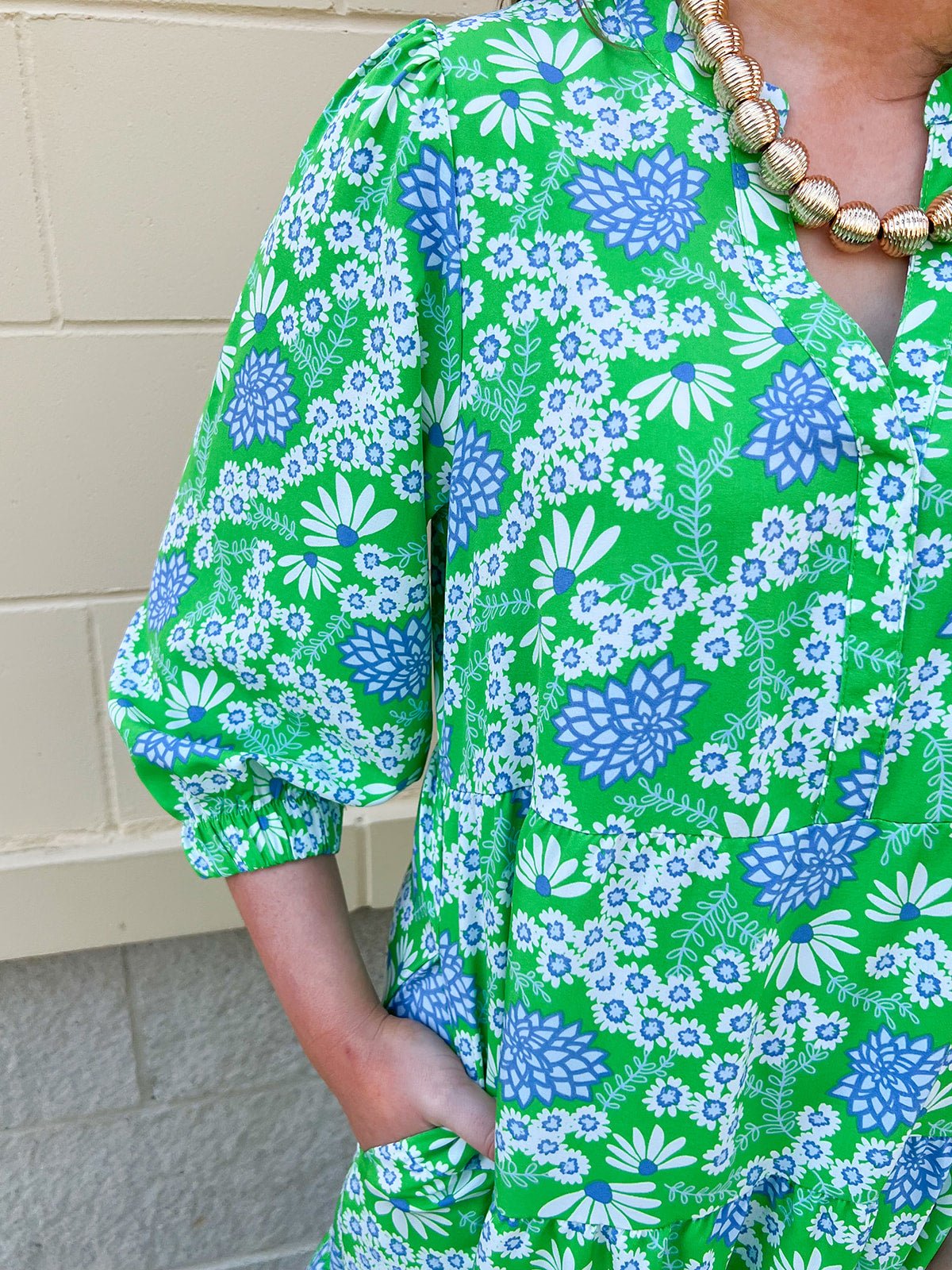 [Mary Square] Cameron Dress in Daisy Chain - The Pink Pineapple 850