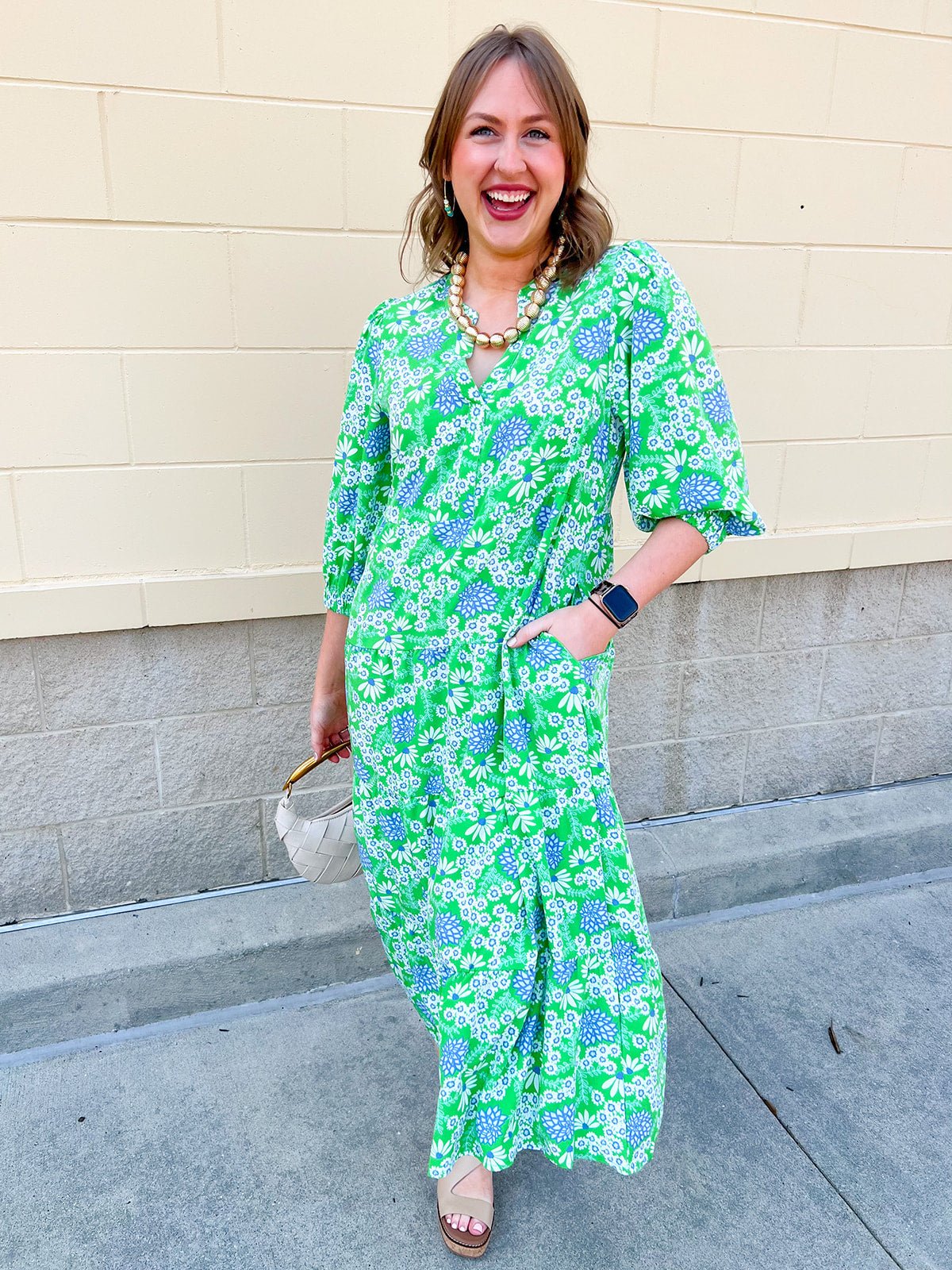 [Mary Square] Cameron Dress in Daisy Chain - The Pink Pineapple 850
