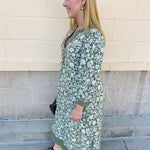 [Mary Square] Cameron Dress in Painted Trillium Olive - The Pink Pineapple 850