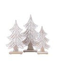 Mary Square Carved Spruce Wood Trees - The Pink Pineapple 850