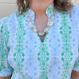 [Mary Square] Colette Top in Heirloom Vine - The Pink Pineapple 850