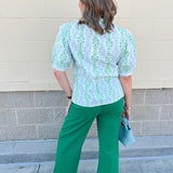[Mary Square] Colette Top in Heirloom Vine - The Pink Pineapple 850