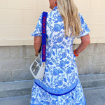 [Mary Square] Eloise Porcelain Blue Midi Dress - The Pink Pineapple 850