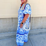 [Mary Square] Eloise Porcelain Blue Midi Dress - The Pink Pineapple 850