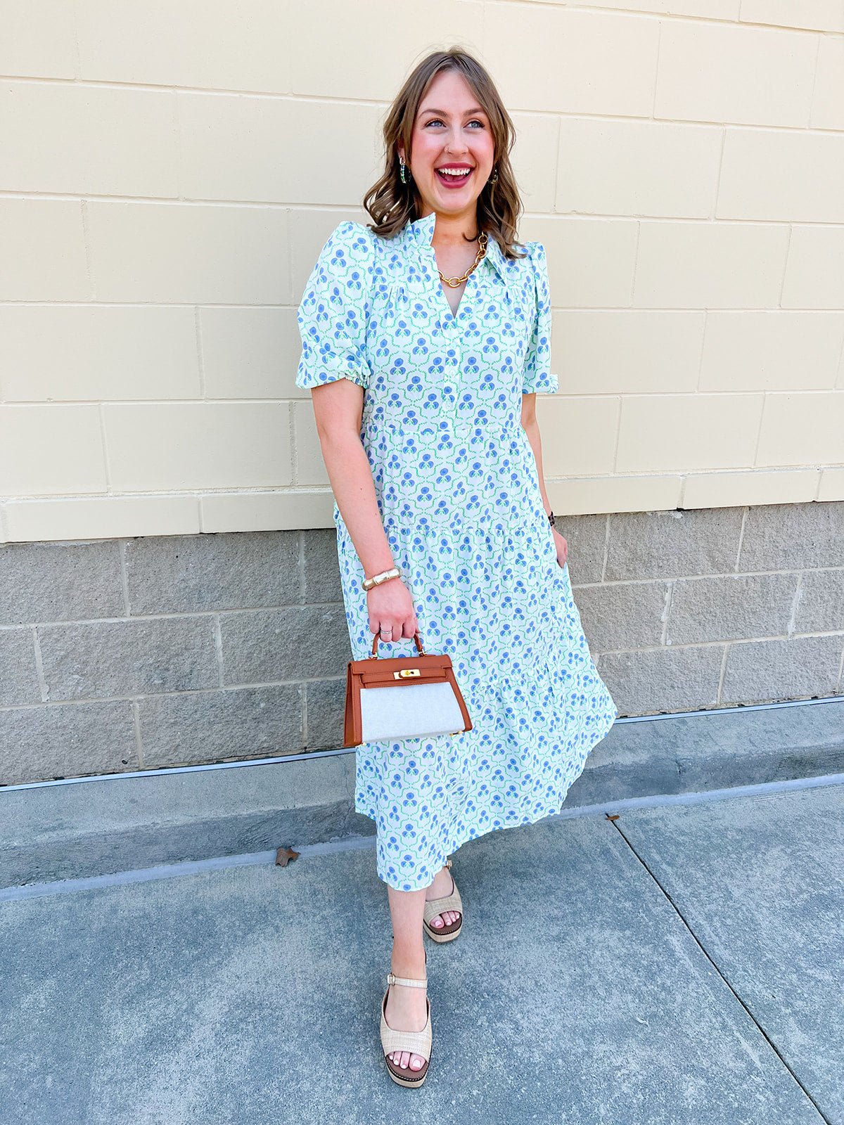 [Mary Square] Eloise Sweetbriar Midi Dress - The Pink Pineapple 850