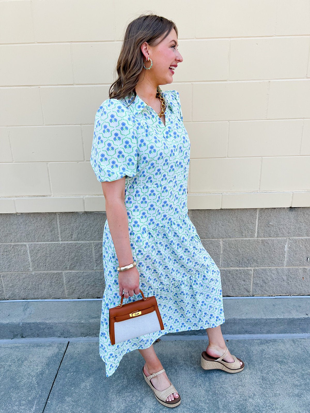 [Mary Square] Eloise Sweetbriar Midi Dress - The Pink Pineapple 850