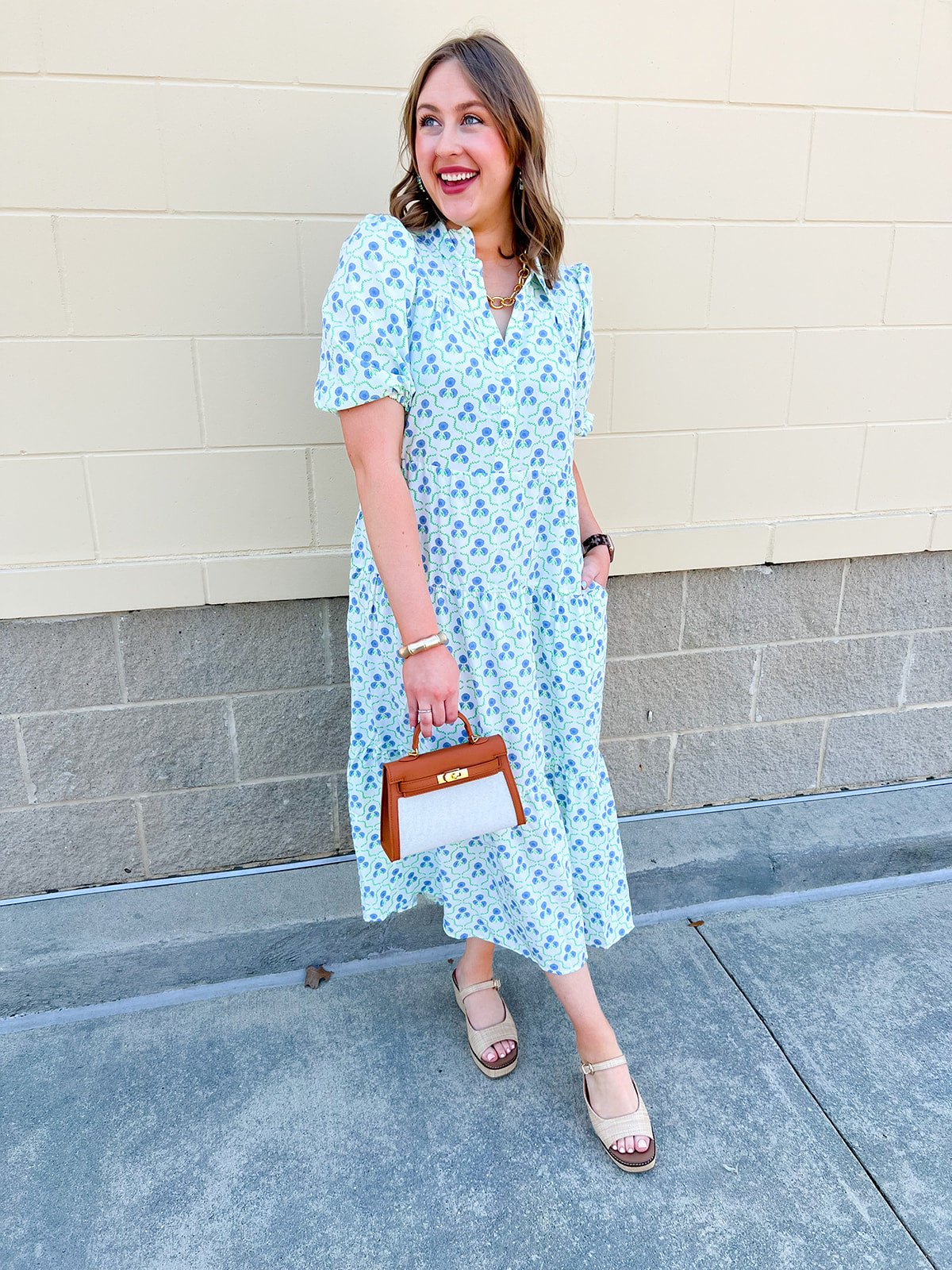 [Mary Square] Eloise Sweetbriar Midi Dress - The Pink Pineapple 850