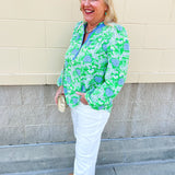 [Mary Square] Gianna Top in Daisy Chain Green - The Pink Pineapple 850