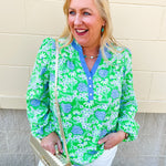 [Mary Square] Gianna Top in Daisy Chain Green - The Pink Pineapple 850