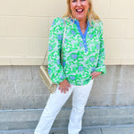 [Mary Square] Gianna Top in Daisy Chain Green - The Pink Pineapple 850