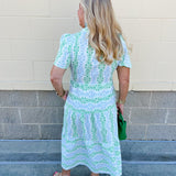 [Mary Square] Ivy Dress in Heirloom Vine - The Pink Pineapple 850