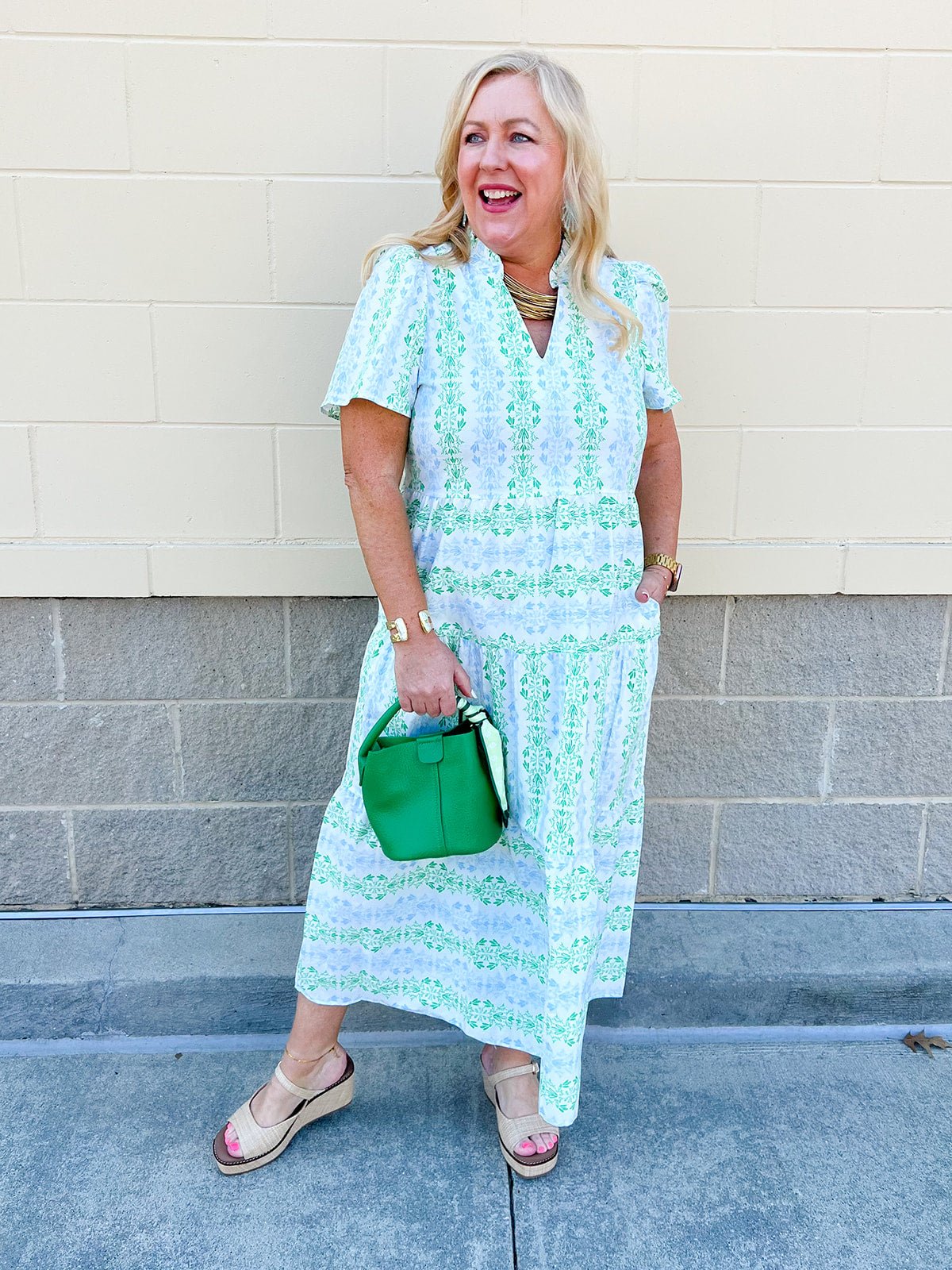 [Mary Square] Ivy Dress in Heirloom Vine - The Pink Pineapple 850