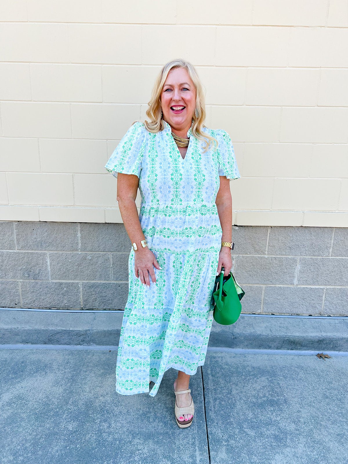 [Mary Square] Ivy Dress in Heirloom Vine - The Pink Pineapple 850