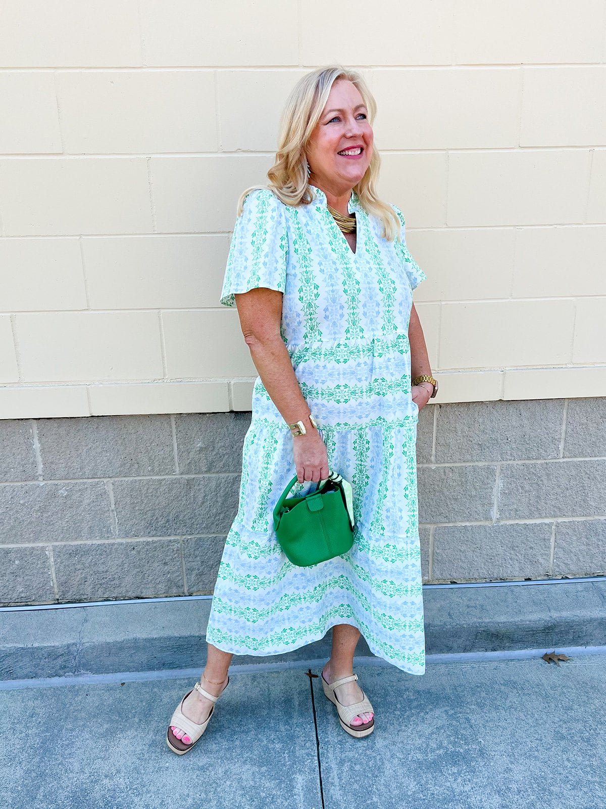 [Mary Square] Ivy Dress in Heirloom Vine - The Pink Pineapple 850