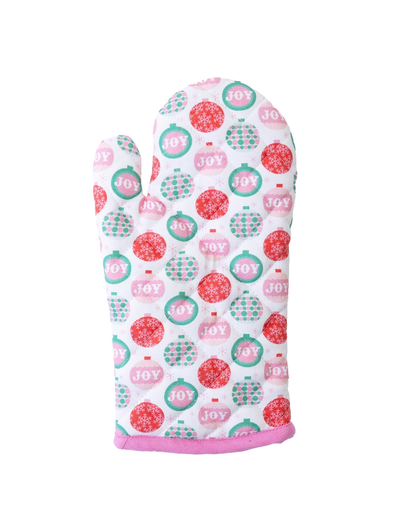 Mary Square Joy Ornaments Oven Mitt - The Pink Pineapple 850