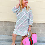 [Mary Square] Lainey Dress in Sunshower Flora - The Pink Pineapple 850