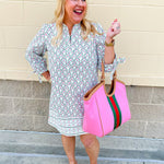 [Mary Square] Lainey Dress in Sunshower Flora - The Pink Pineapple 850