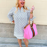 [Mary Square] Lainey Dress in Sunshower Flora - The Pink Pineapple 850