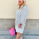 [Mary Square] Lainey Dress in Sunshower Flora - The Pink Pineapple 850