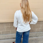 [Mary Square] Lakelyn Blue Trees Sweatshirt - The Pink Pineapple 850