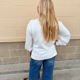 [Mary Square] Lakelyn Blue Trees Sweatshirt - The Pink Pineapple 850