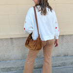 [Mary Square] Millie Bow & Pumpkin Sweatshirt - The Pink Pineapple 850