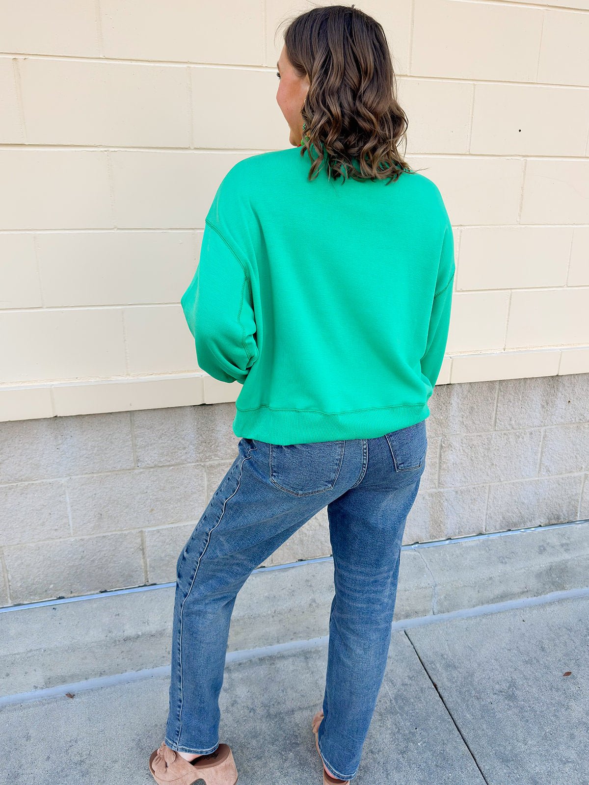 [Mary Square] Millie Candy Canes Sweatshirt - The Pink Pineapple 850