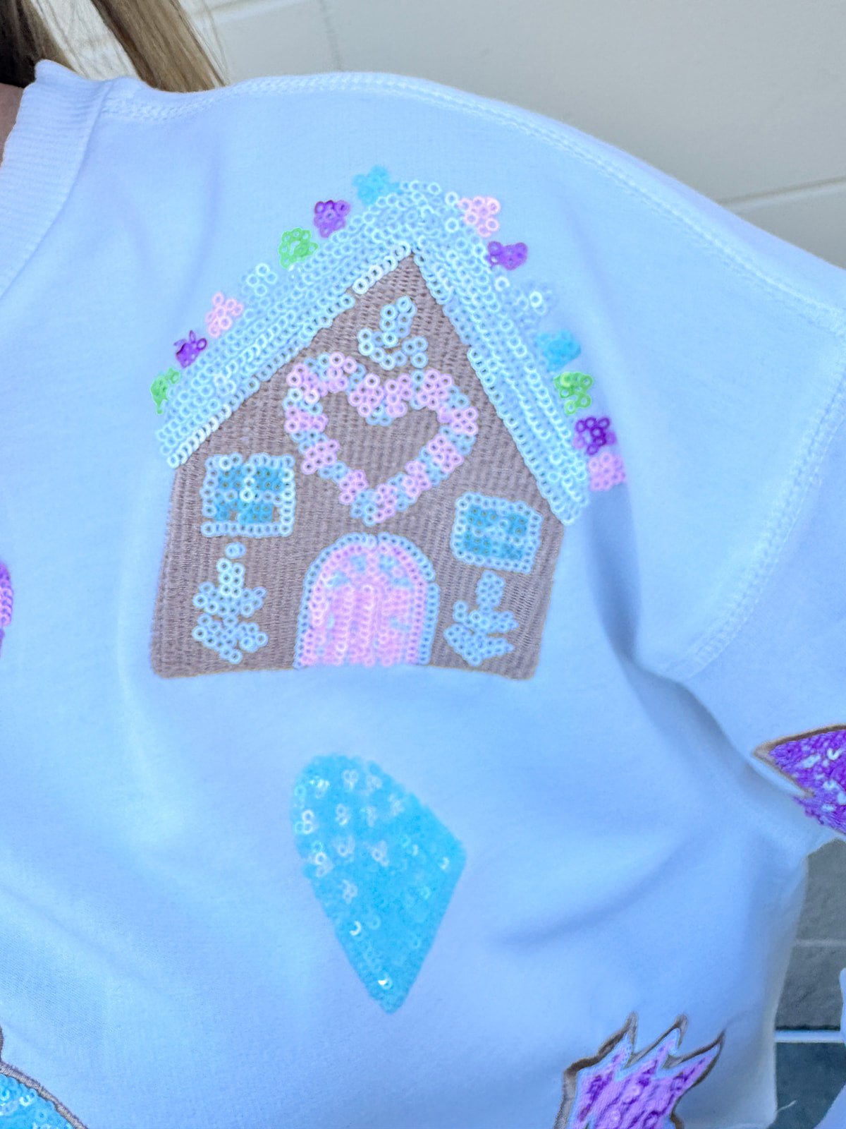 Mary Square Millie Gingerbread Sweatshirt - The Pink Pineapple 850