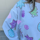 Mary Square Millie Gingerbread Sweatshirt - The Pink Pineapple 850