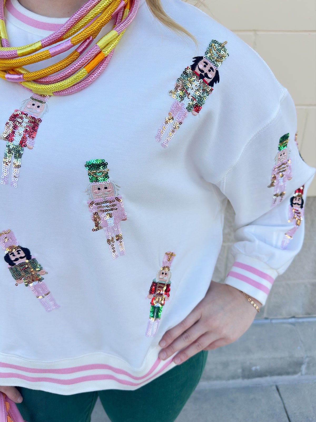 [Mary Square] Millie Nutcracker Sweatshirt - The Pink Pineapple 850