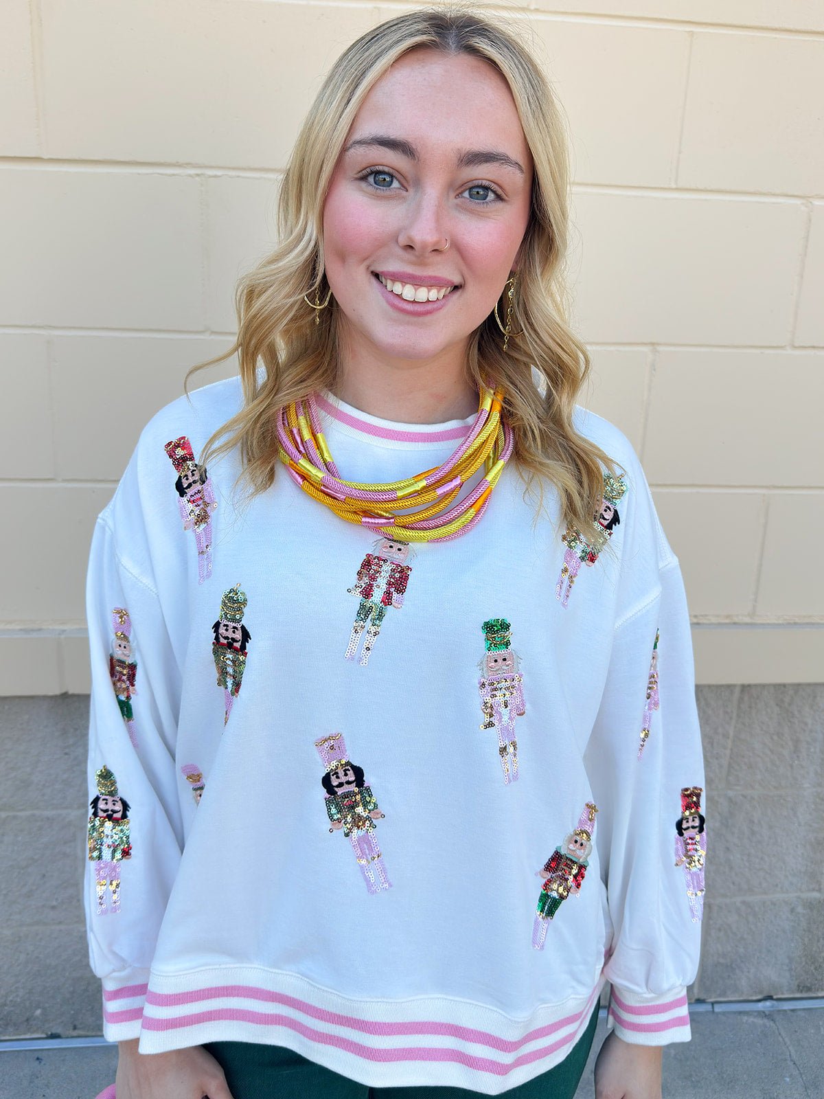 [Mary Square] Millie Nutcracker Sweatshirt - The Pink Pineapple 850