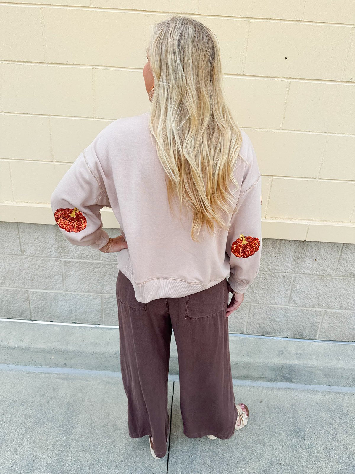 [Mary Square] Millie Traditional Pumpkins Sweatshirt - The Pink Pineapple 850