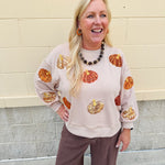 [Mary Square] Millie Traditional Pumpkins Sweatshirt - The Pink Pineapple 850