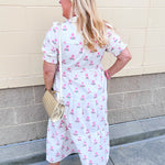[Mary Square] Molly Dress in Sweetbriar Pink Stripes - The Pink Pineapple 850