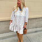 [Mary Square] Naomi Ivy Lane Mini Dress - The Pink Pineapple 850