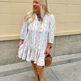 [Mary Square] Naomi Ivy Lane Mini Dress - The Pink Pineapple 850